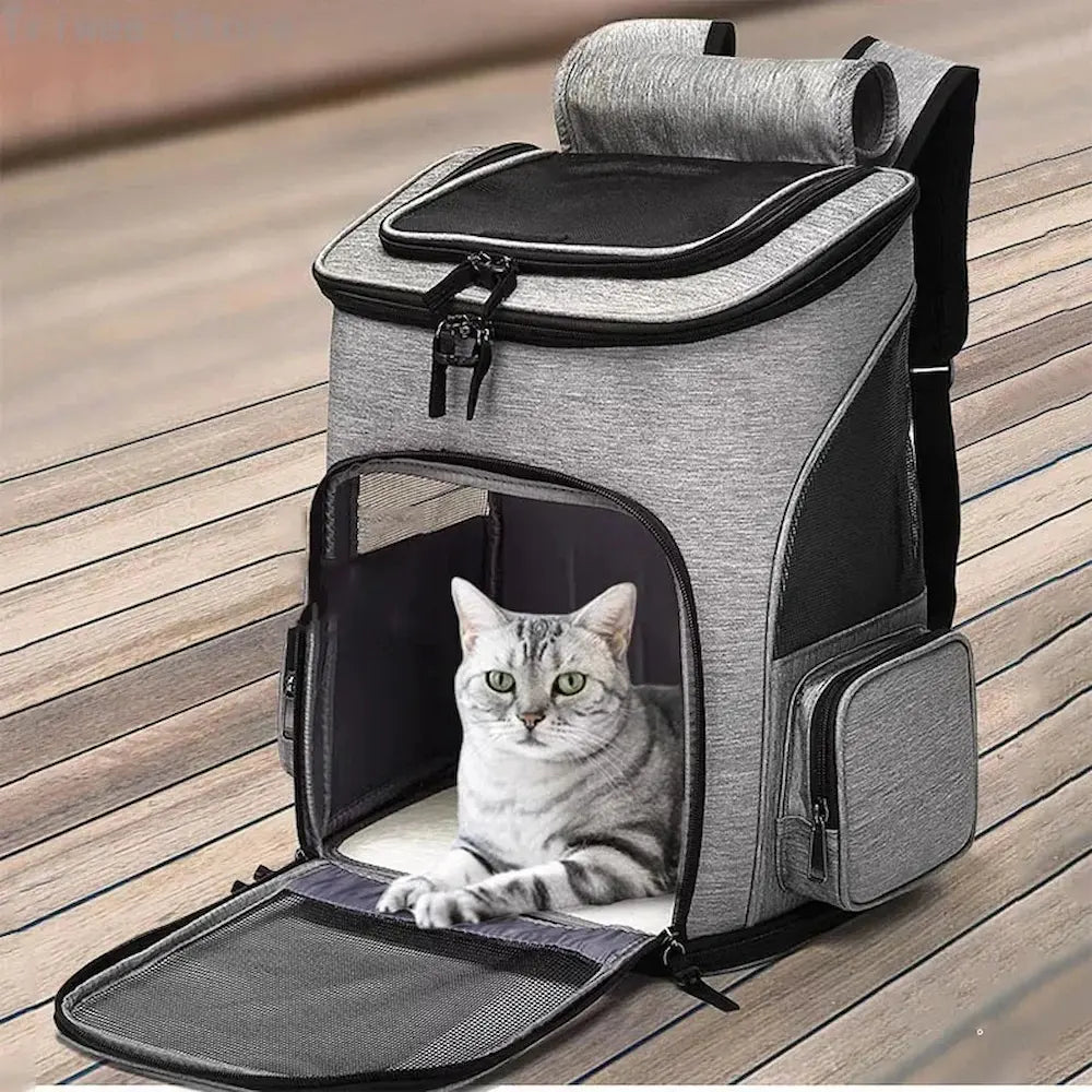 Sac à Dos pour Chat Transport pratique, sûr et confortable