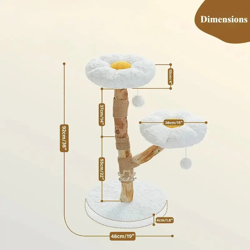 Arbre à chat nuage