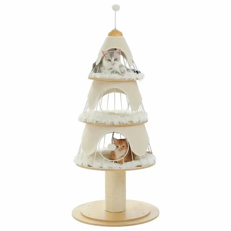 Arbre à chat sapin de Noël