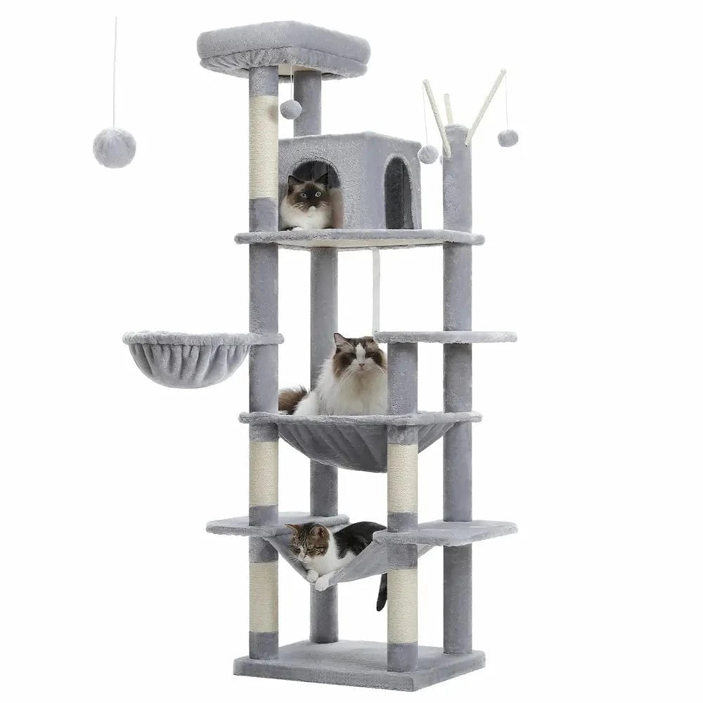 Arbre à chat avec hamac - Griffe d'Amour