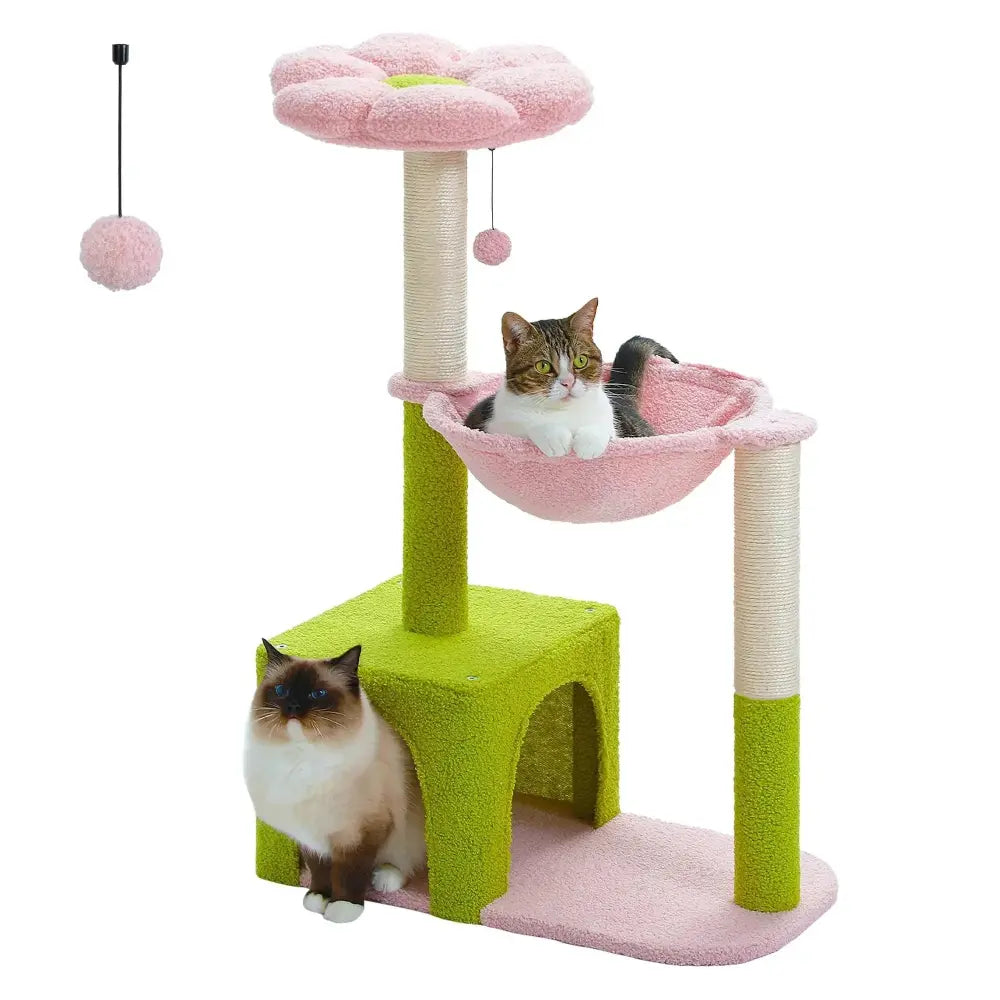 Arbre à chat fleur - Design unique Griffe d'Amour