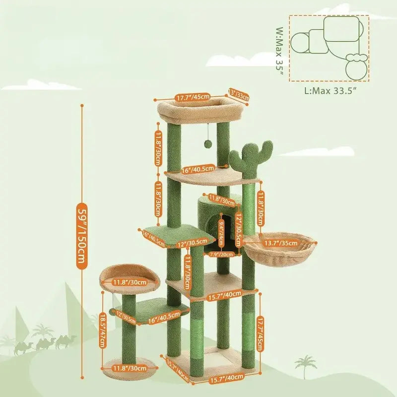 Arbre à chat pour grand chat