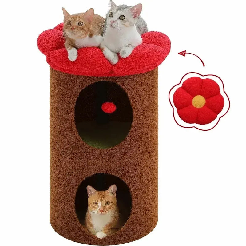 Arbre à chat tonneau