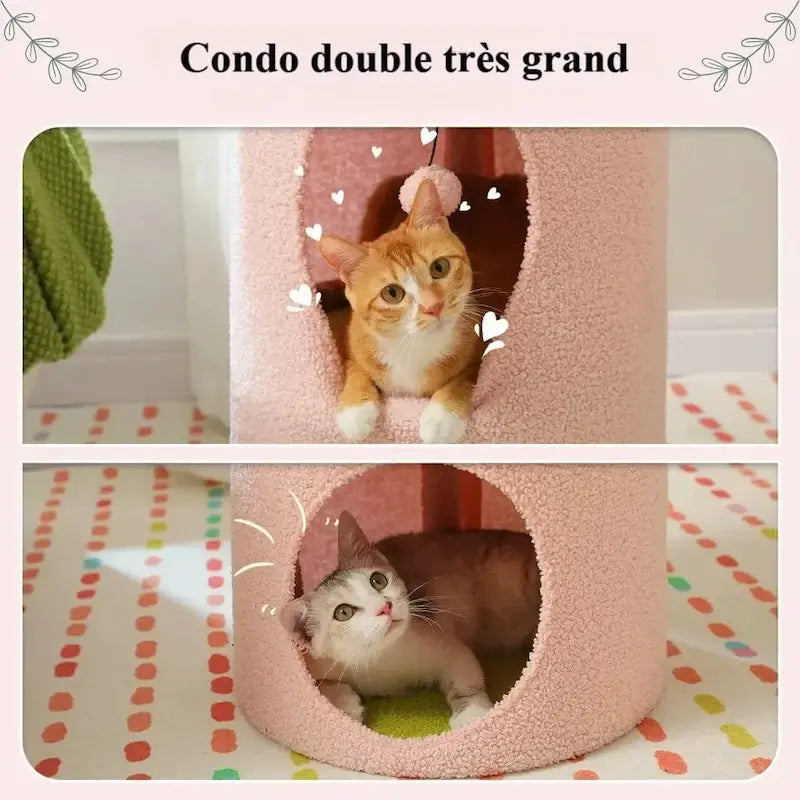 Arbre à chat tonneau