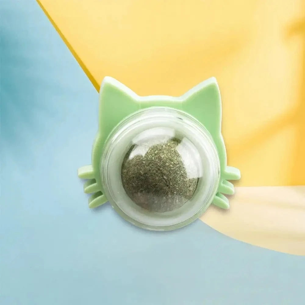 Boule herbe à chat murale - Griffe d'Amour