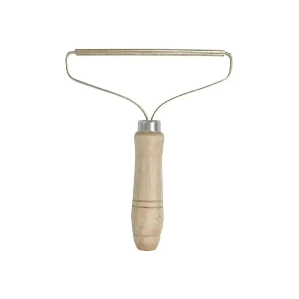 Brosse anti-poils chat en bois - Élimine les poils sans effort Griffe d'Amour
