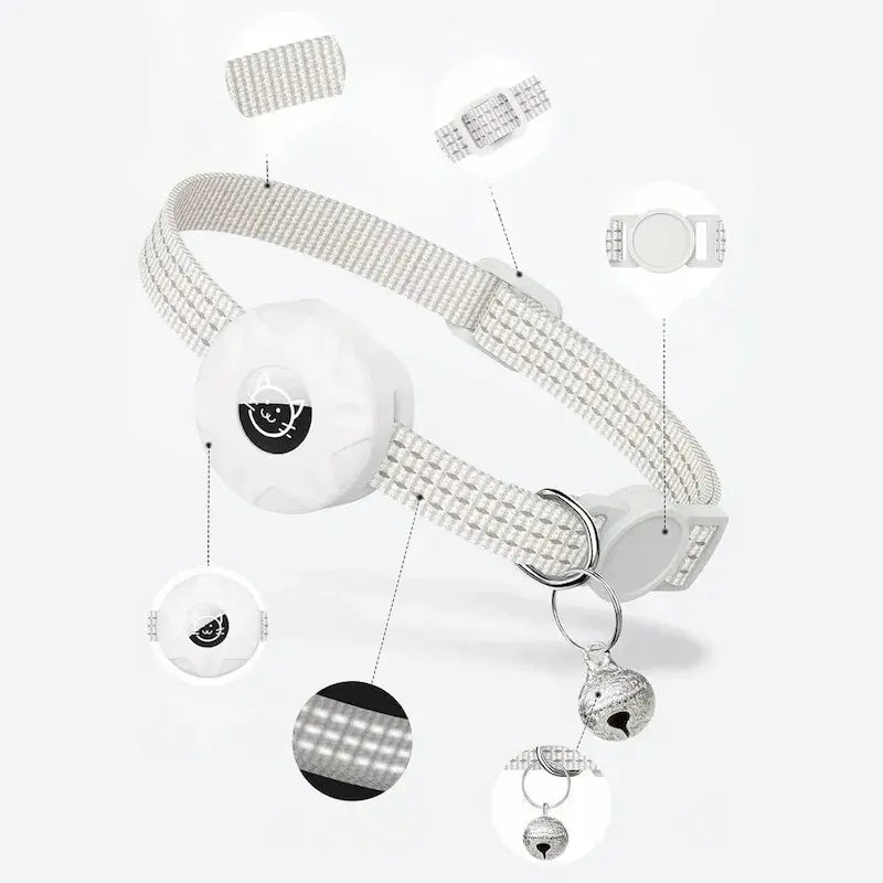 Collier GPS chat anti-étranglement