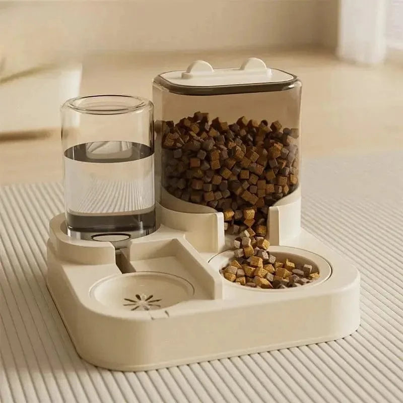 Distributeur de croquettes et eau pour chat Griffe d'Amour