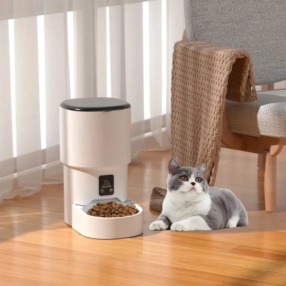 Distributeur de croquettes intelligent pour chat Griffe d'Amour