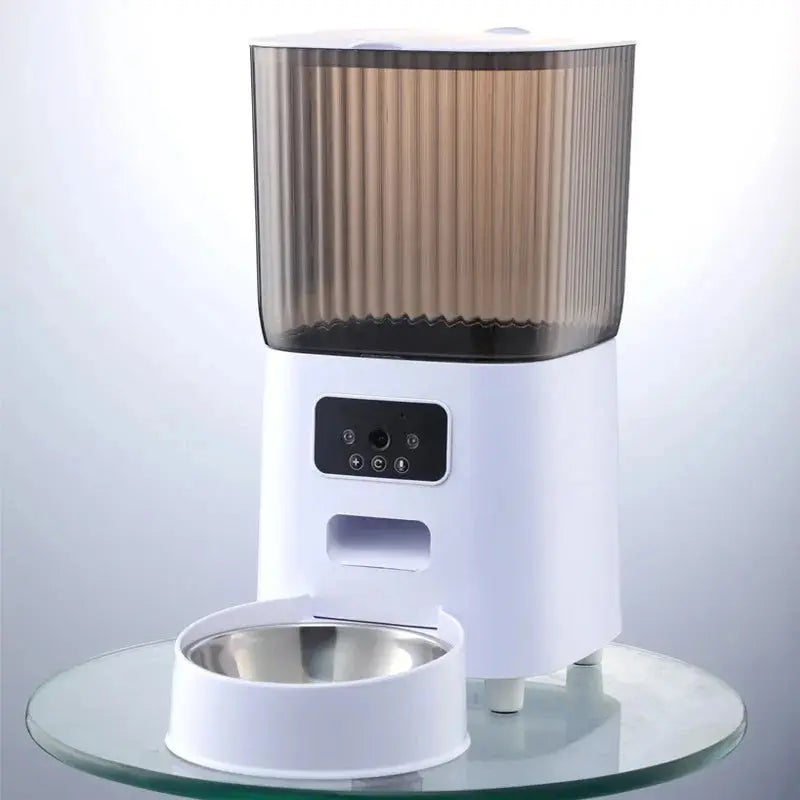 Distributeur de croquettes pour chat avec camera - Griffe d'Amour
