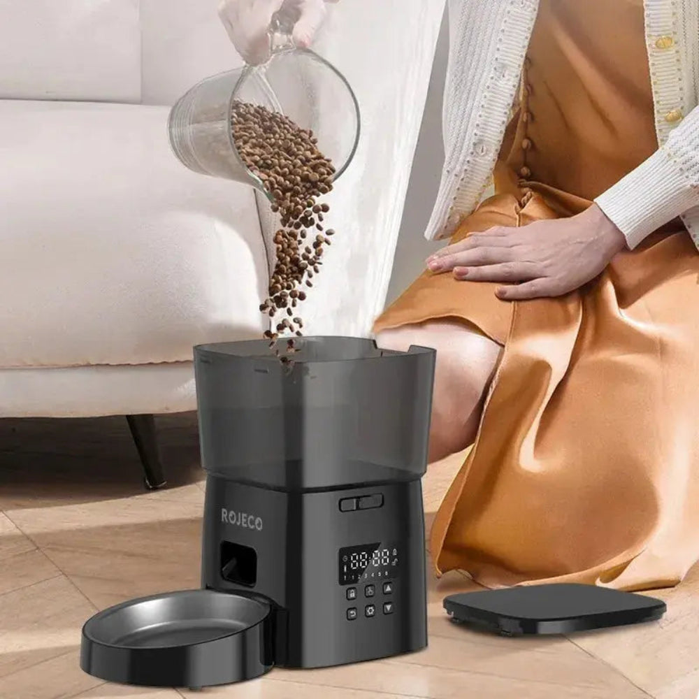 Distributeur de croquettes pour chat connecté - Griffe d'Amour