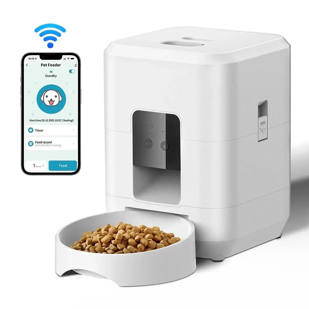 Distributeur programmable de croquettes pour chat - Griffe d'Amour