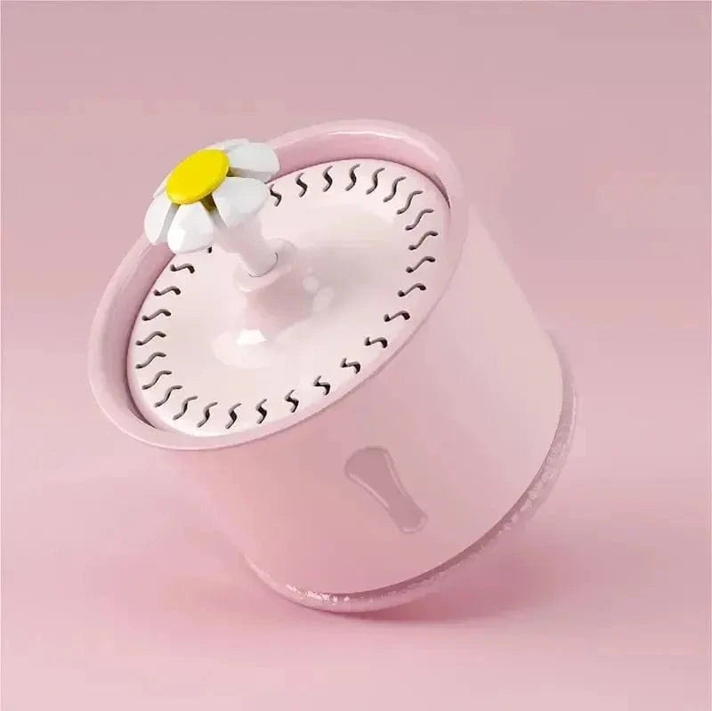 Fontaine à eau chat fleur - Griffe d'Amour