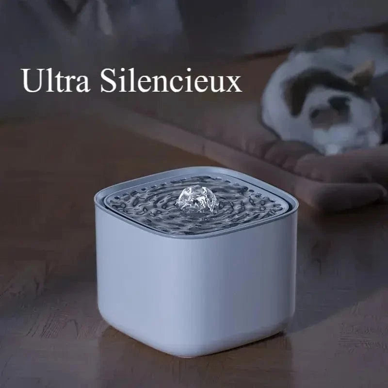 Fontaine à eau chat silencieuse - Griffe d'Amour