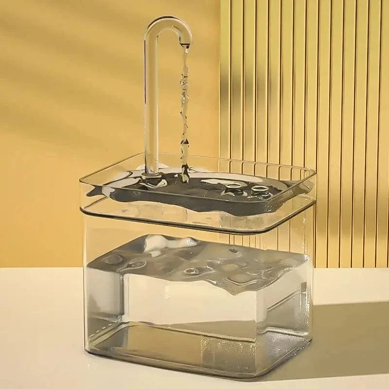 Fontaine à eau transparente pour chat Griffe d'Amour