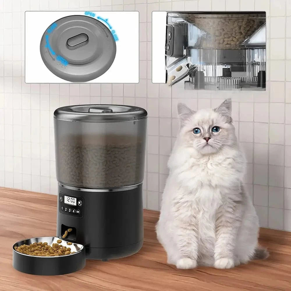 Gamelle automatique chat - Alimentation dosée Griffe d'Amour