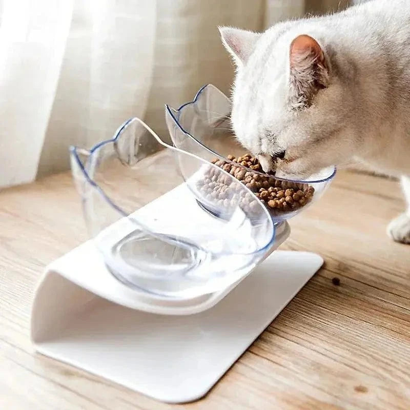 Gamelle inclinée pour chat Griffe d'Amour