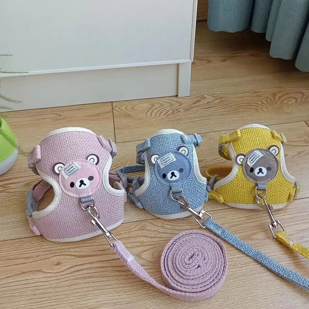 Harnais chaton ajustable - Liberté de mouvement Griffe d'Amour