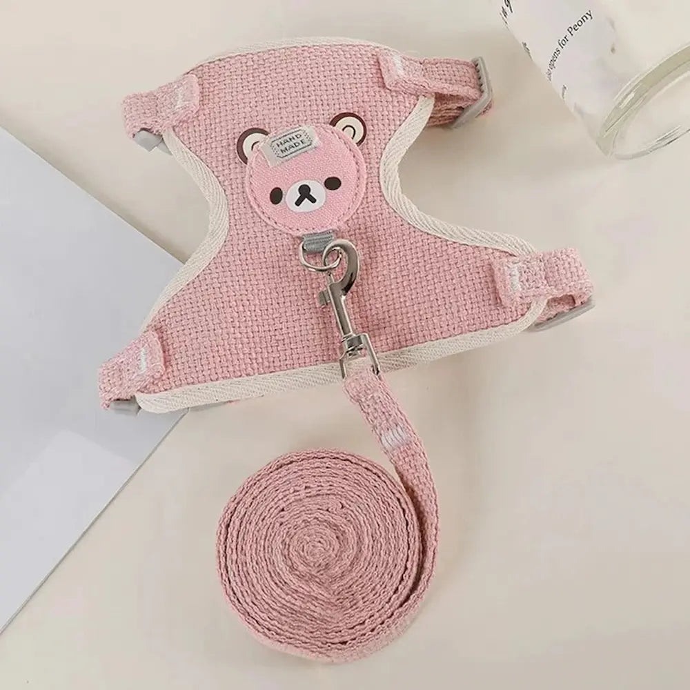 Harnais chaton ajustable - Liberté de mouvement Griffe d'Amour