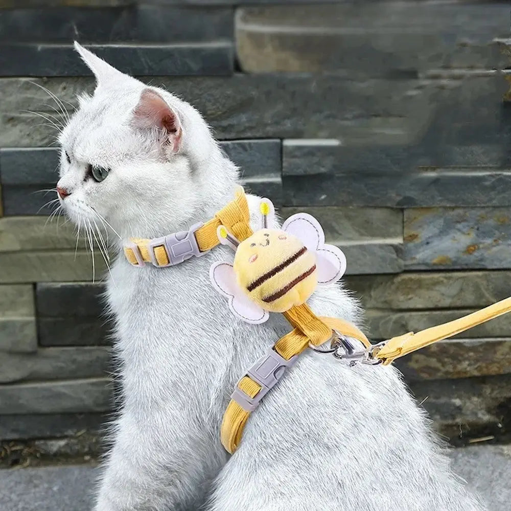Harnais pour petit chat - Confort et maintien parfait Griffe d'Amour