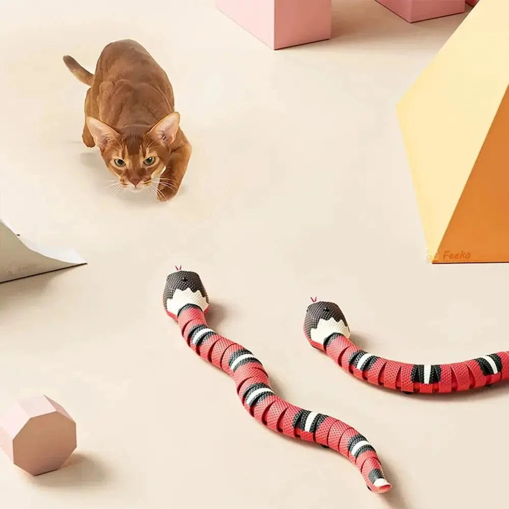Jouet serpent pour chat - Griffe d'Amour
