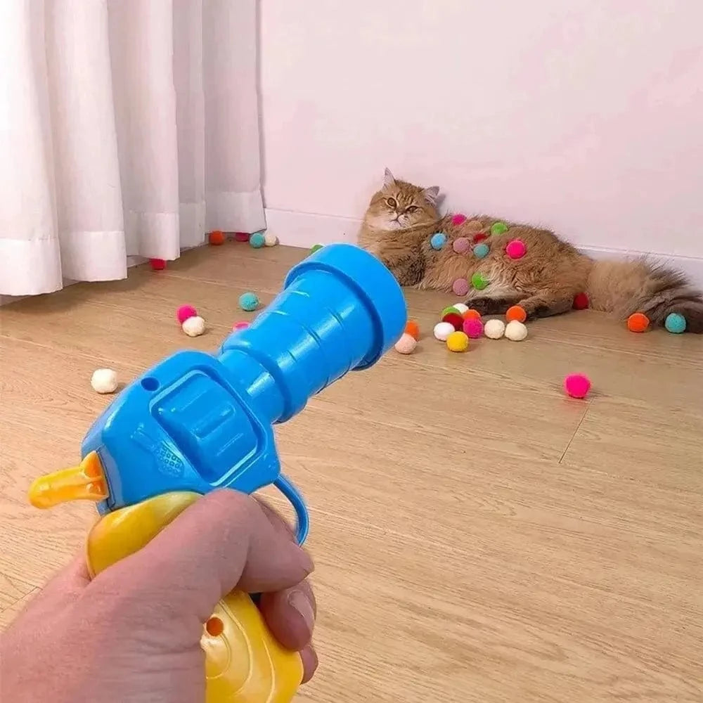 Lanceur de balle pour chat - Jeu interactif et amusant Griffe d'Amour