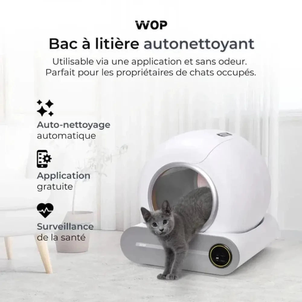 Litière autonettoyante - Pratique et sans odeur Griffe d'Amour