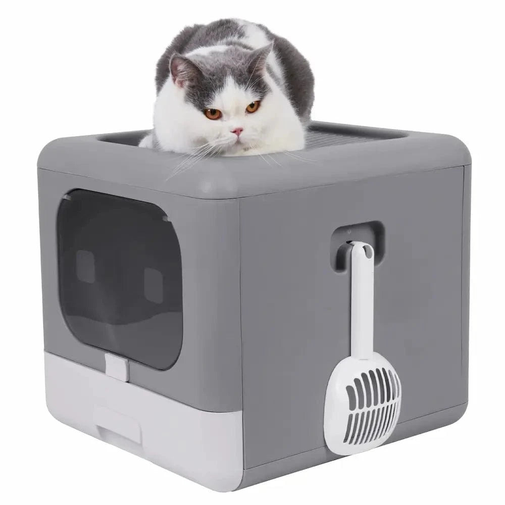 Maison de toilette chat Cube - Griffe d'Amour
