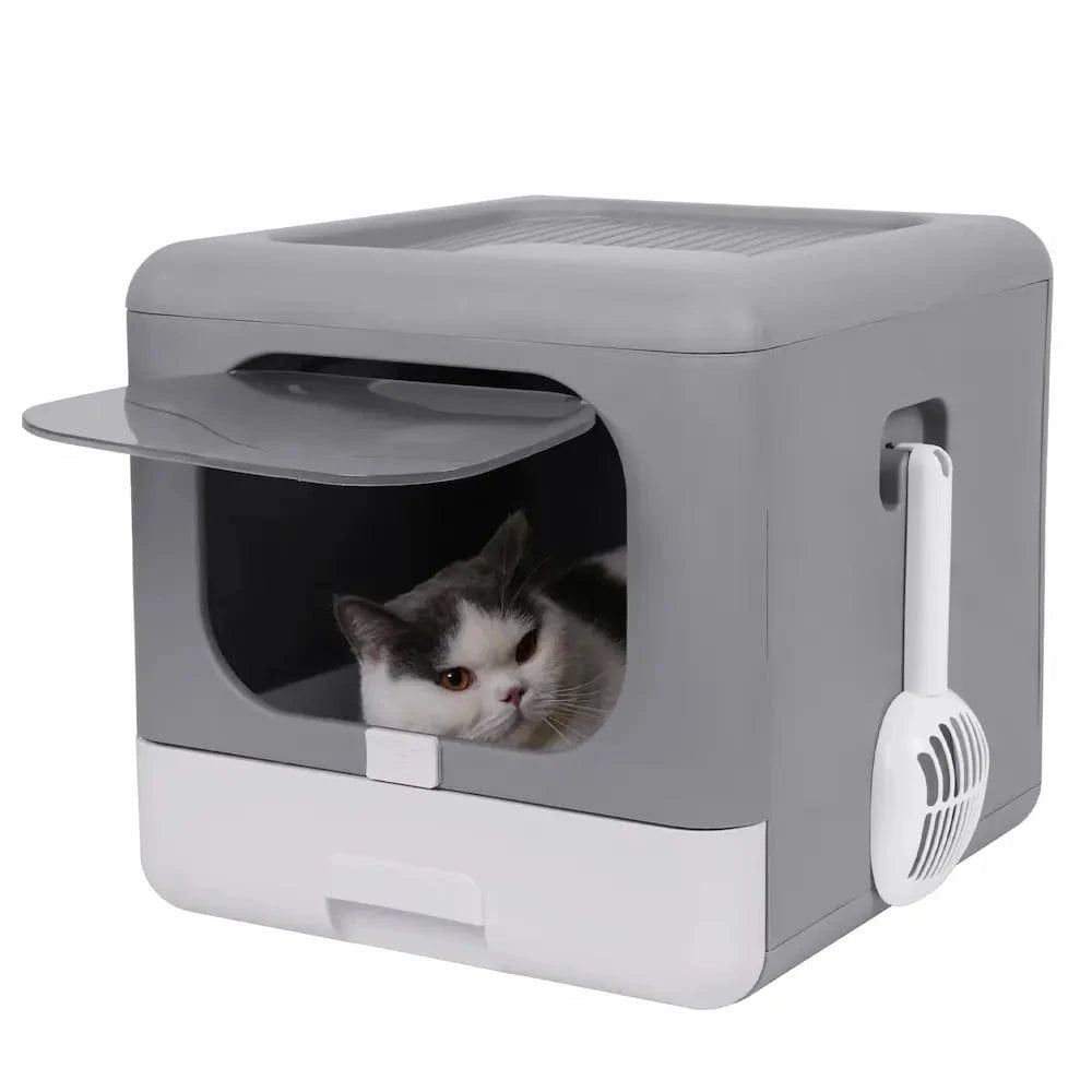 Maison de toilette chat Cube - Griffe d'Amour