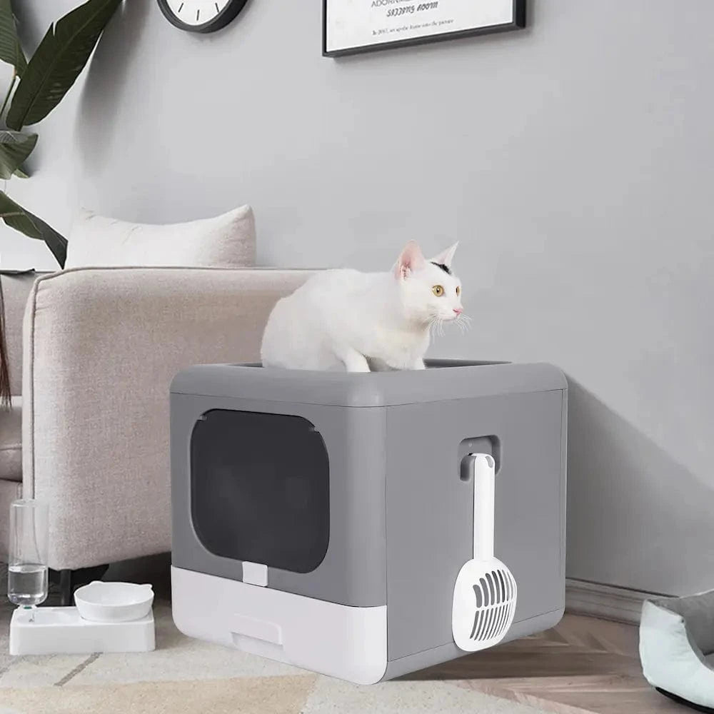 Maison de toilette chat Cube - Griffe d'Amour