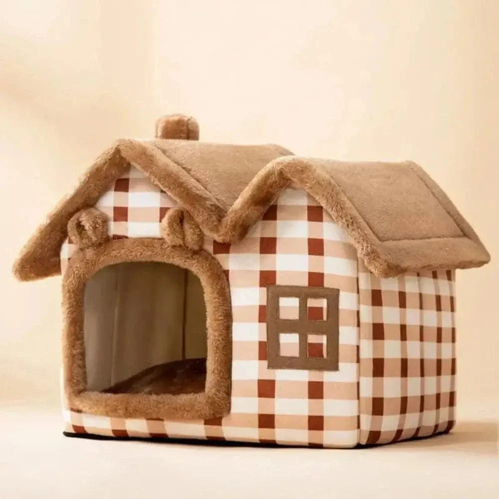 Maison en peluche pour chat - Griffe d'Amour
