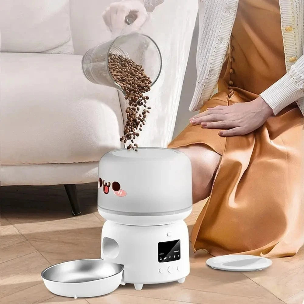 Mangeoire automatique pour chat - Double alimentation Griffe d'Amour