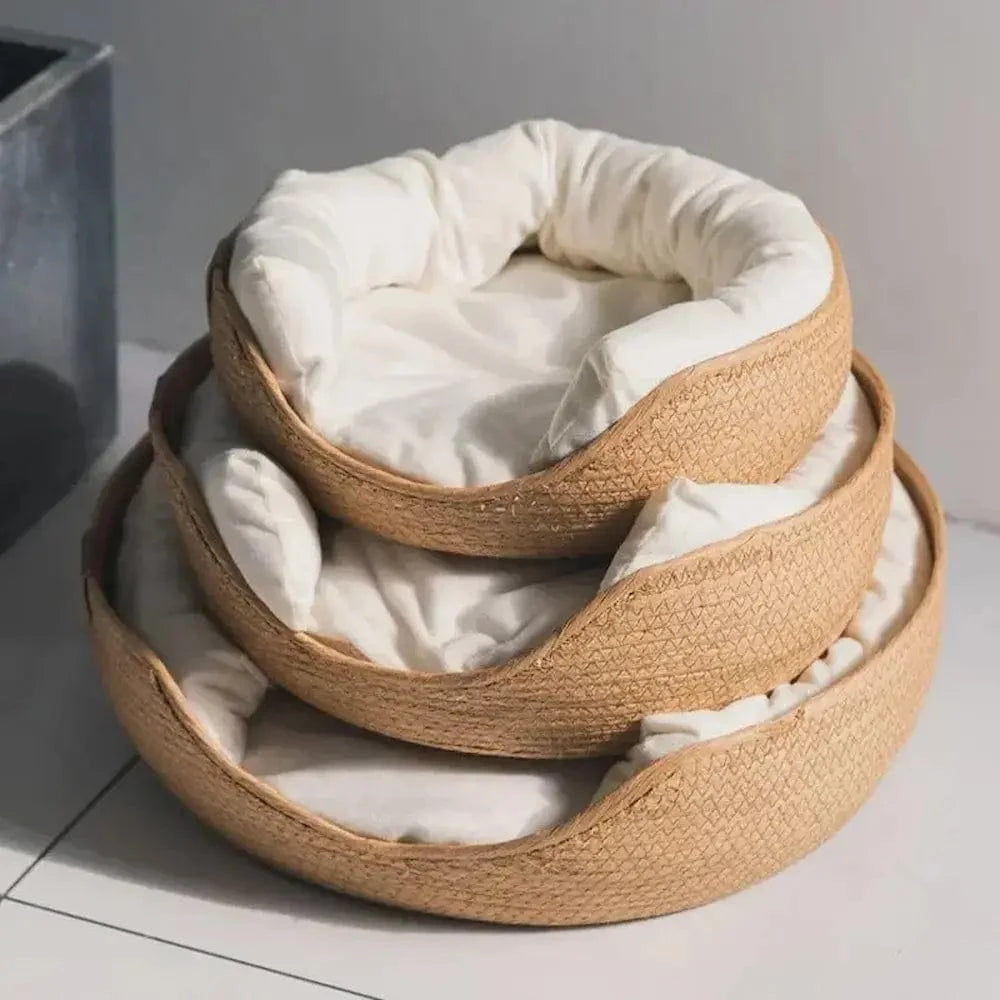 Panier chat bambou - Griffe d'Amour
