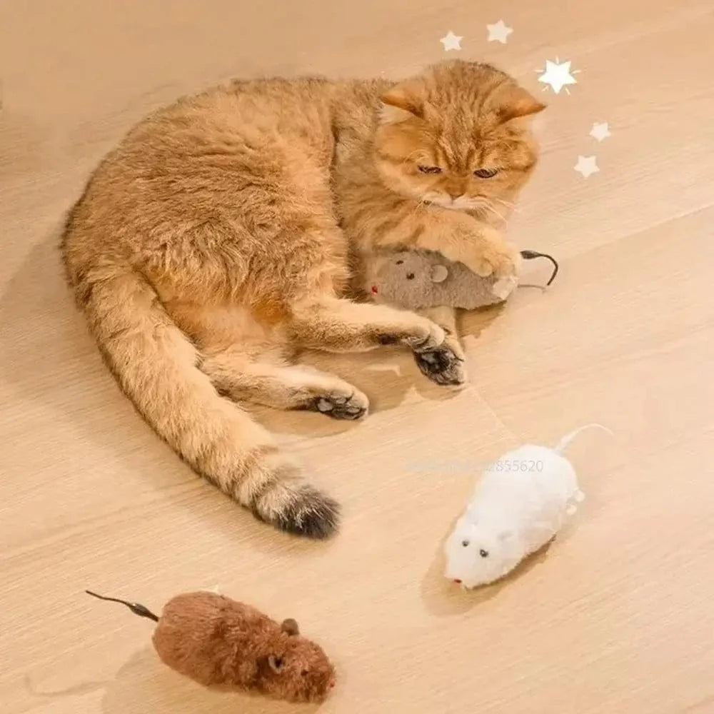 Souris pour chat interactive - Stimule l'instinct de chasse Griffe d'Amour