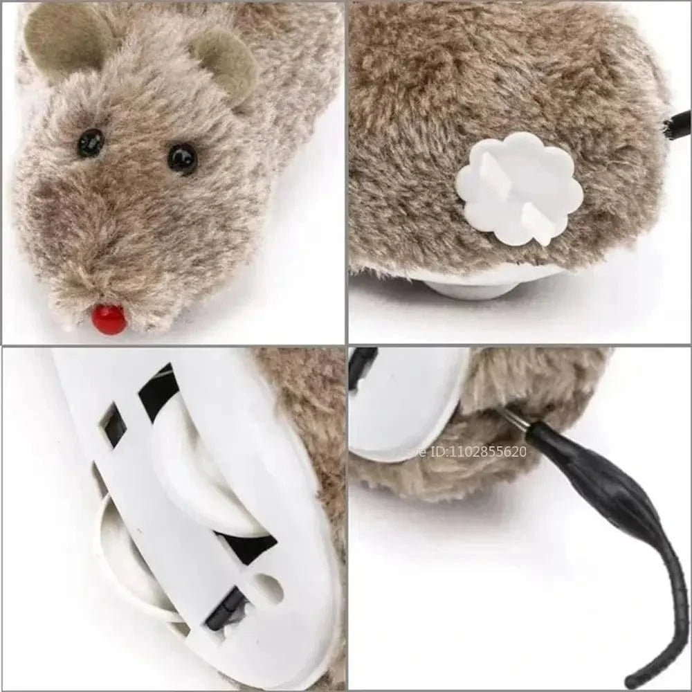 Souris pour chat interactive - Stimule l'instinct de chasse Griffe d'Amour