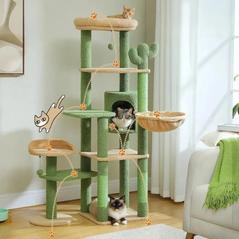 Arbre à chat grande plateforme
