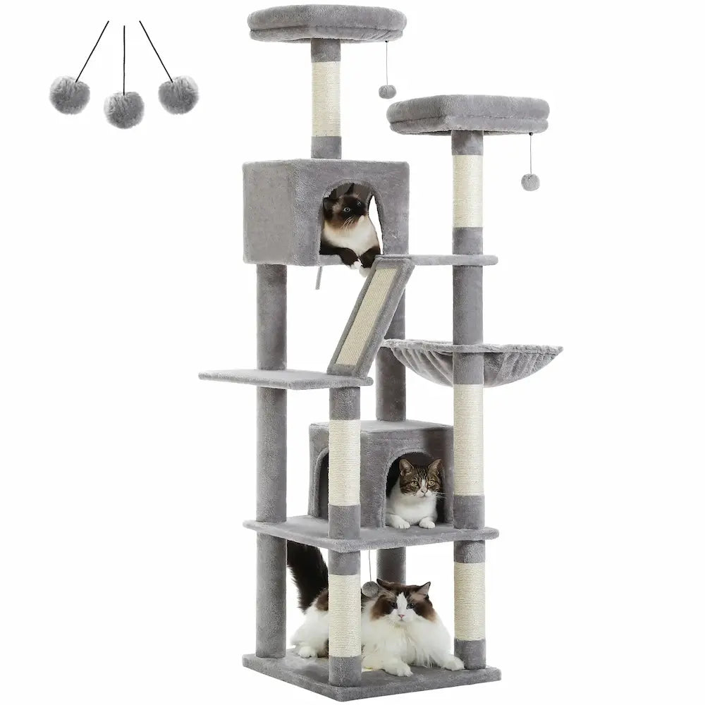 Arbre à Chat XXL - Idéal grands chats Griffe d'Amour