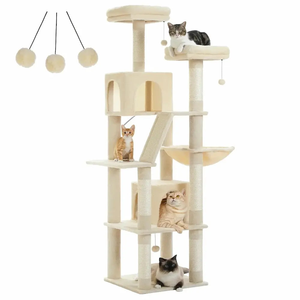 Arbre à Chat XXL - Idéal grands chats Griffe d'Amour
