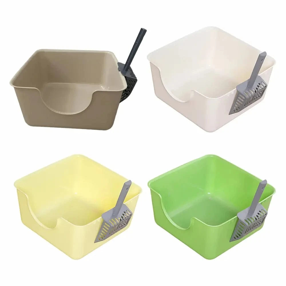 Bac à litière largeur 35 cm - Compact et anti-projections Griffe d'Amour