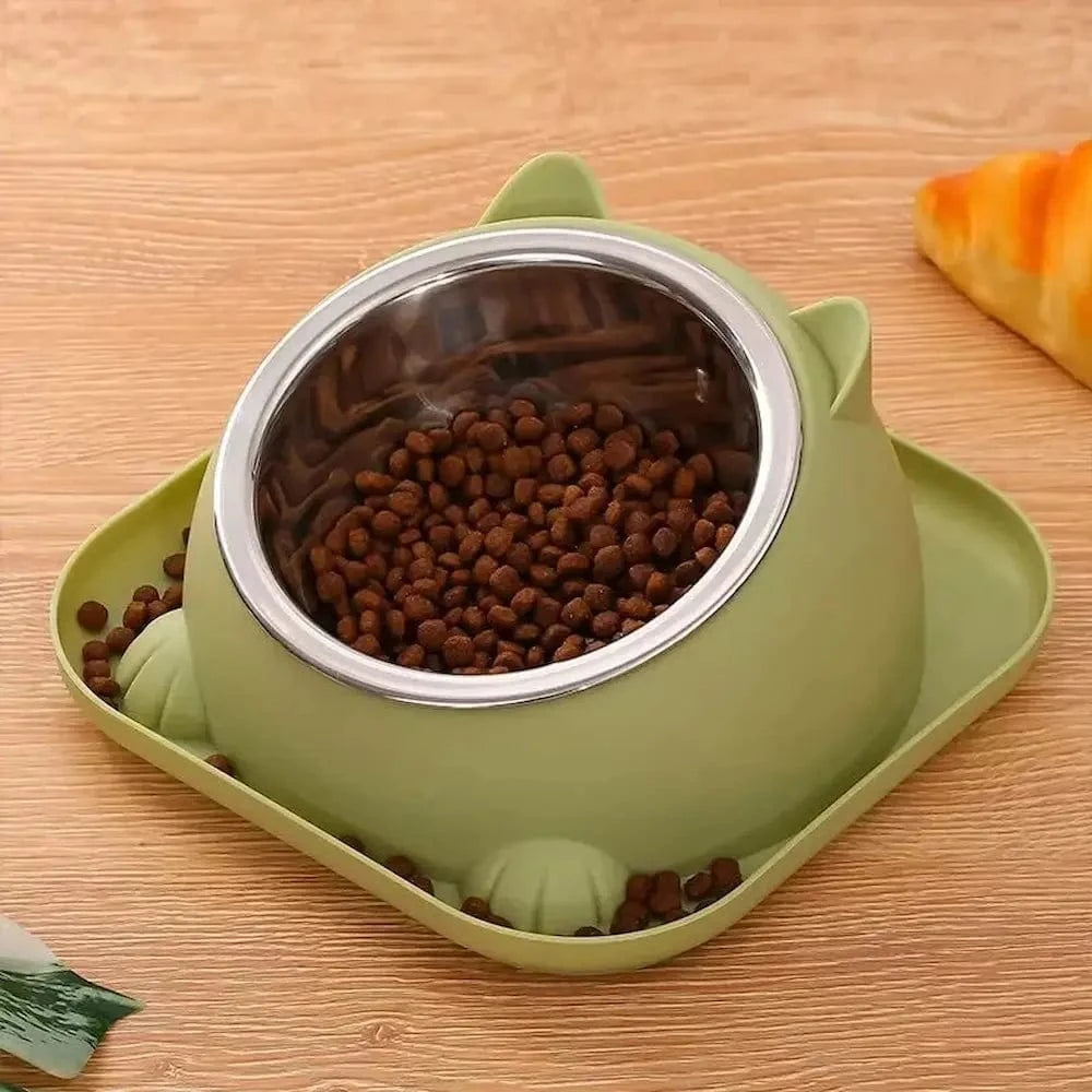 Bol chaton surélevé 15° - Aide à la digestion Griffe d'Amour