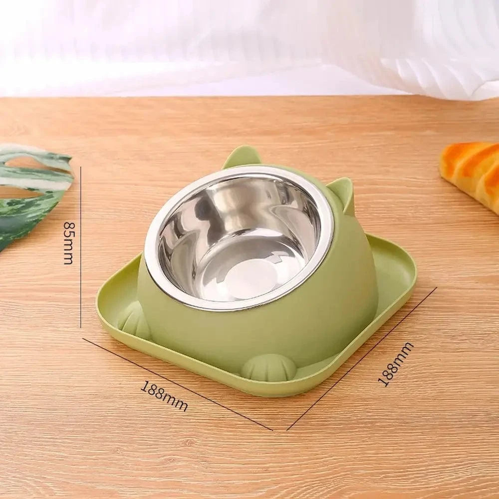 Bol chaton surélevé 15° - Aide à la digestion Griffe d'Amour