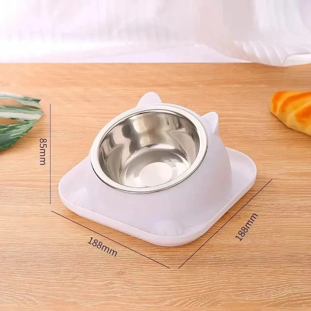 Bol chaton surélevé 15° - Aide à la digestion Griffe d'Amour
