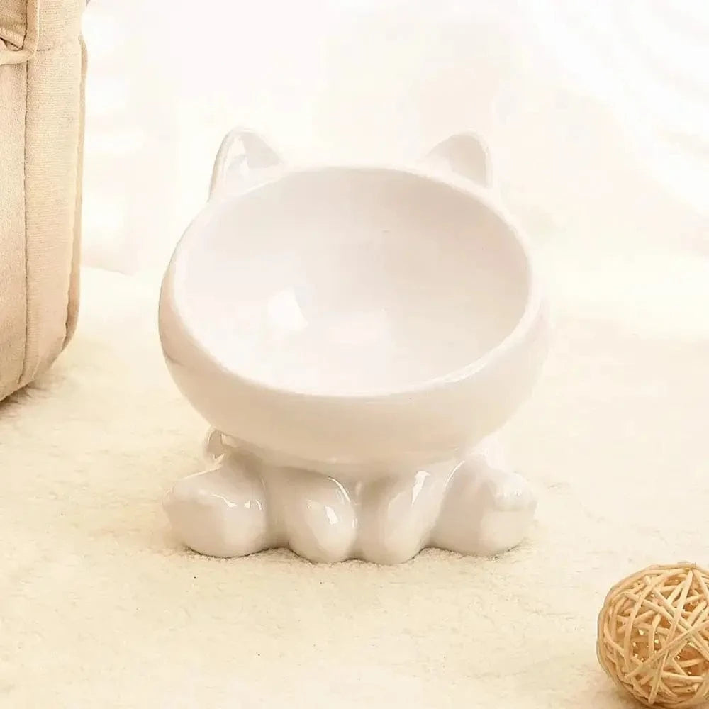 Bol en céramique pour chat - Réduit les vomissements Griffe d'Amour