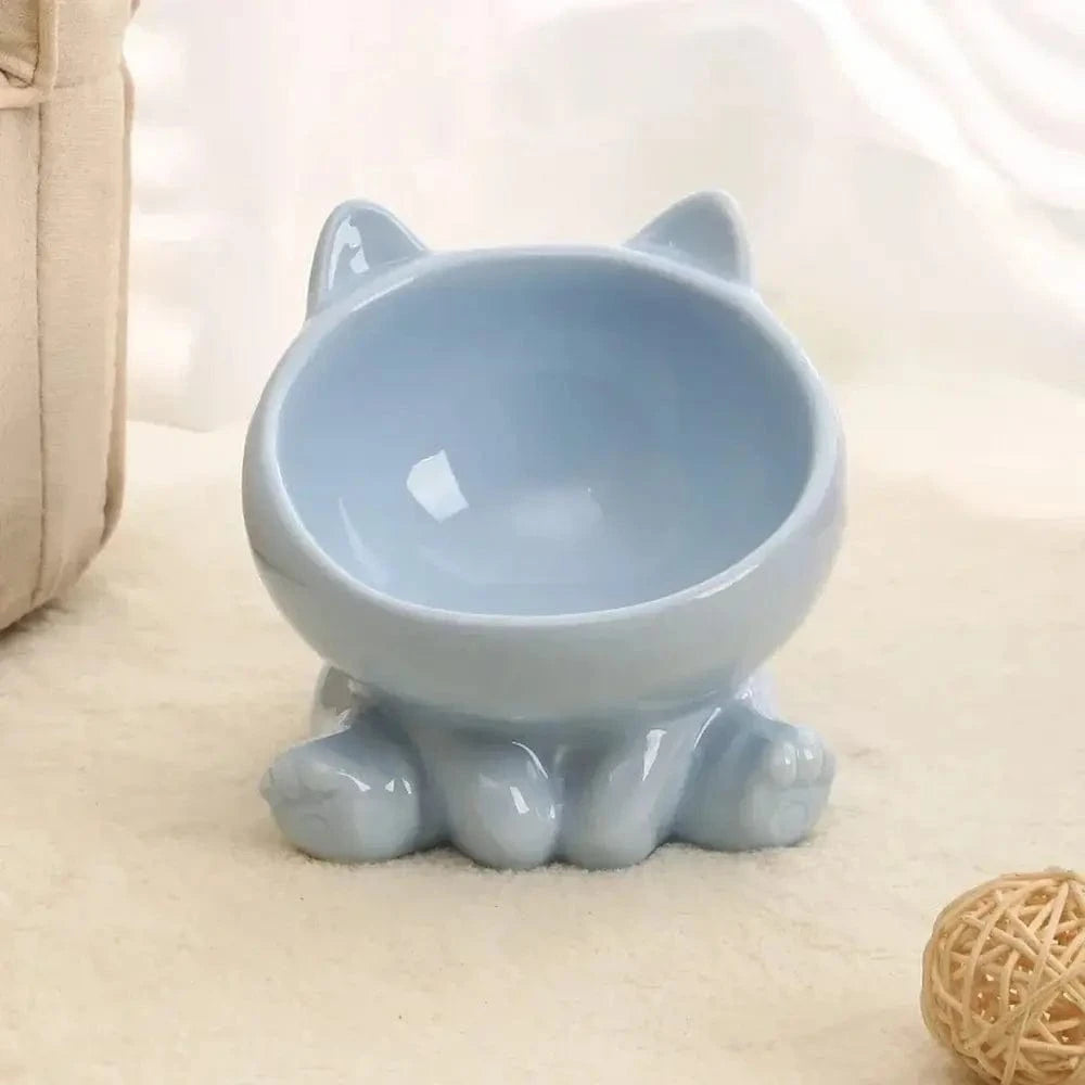 Bol en céramique pour chat - Réduit les vomissements Griffe d'Amour