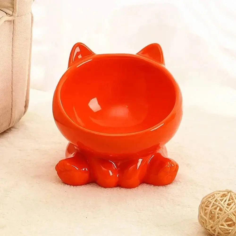 Bol en céramique pour chat - Réduit les vomissements Griffe d'Amour