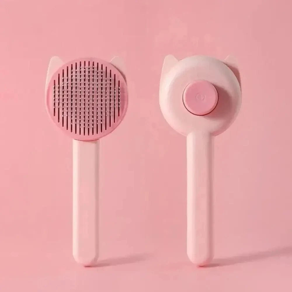 Brosse autonettoyante chat