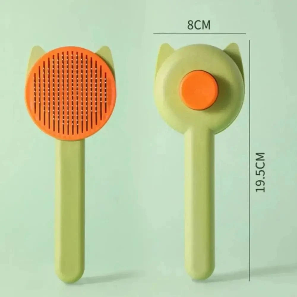 Brosse autonettoyante chat