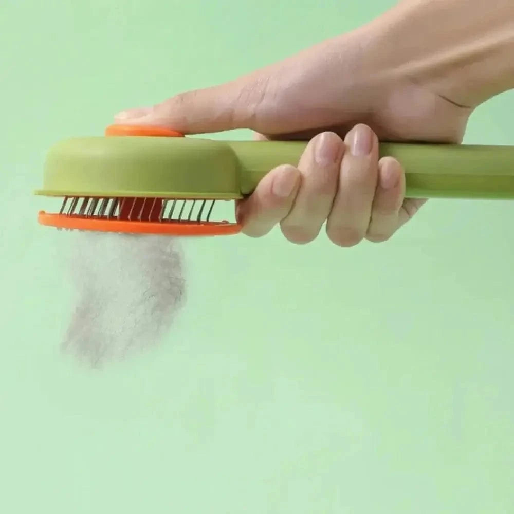 Brosse autonettoyante chat