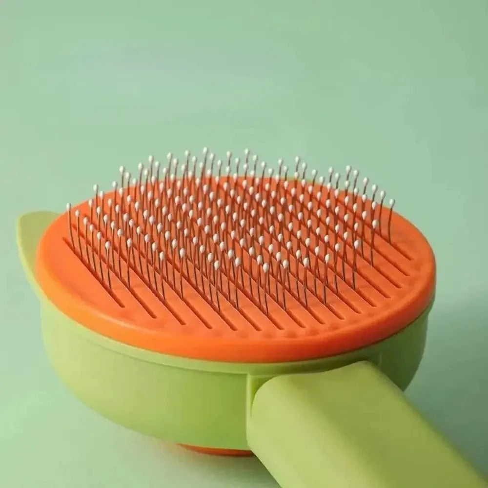 Brosse autonettoyante chat
