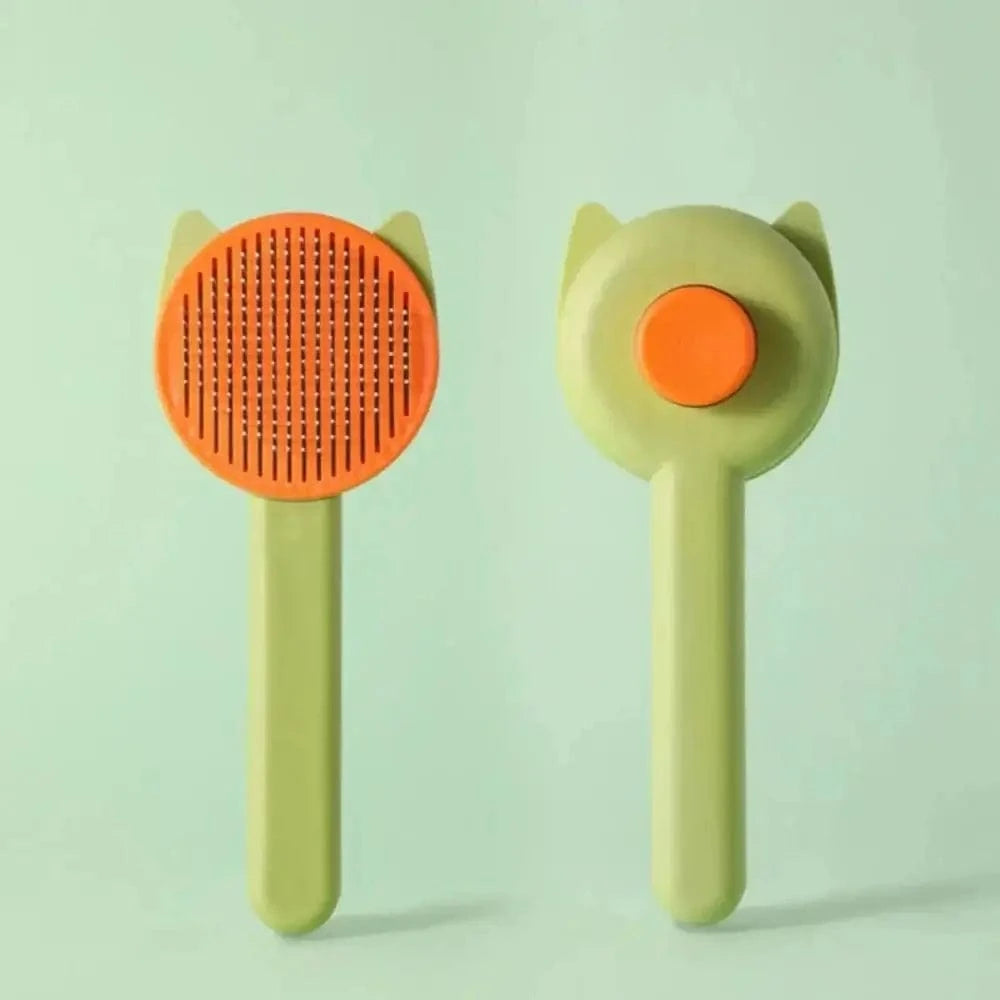 Brosse autonettoyante chat